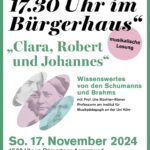 Was wissen Sie über Schumanns und Brahms?