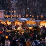 Besinnliche Weihnachtszeit auf dem Schlossvorplatz