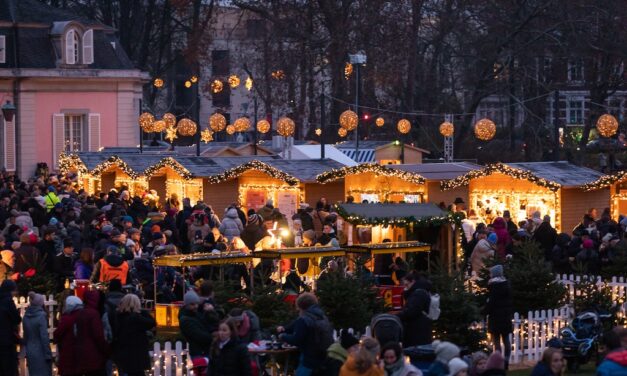 Besinnliche Weihnachtszeit auf dem Schlossvorplatz