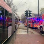 Kollision auf der Grafenberger Allee führt zu kompletter Sperrung