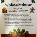 Einladung zum Weihnachtsbasar in Düsseldorf-Oberbilk