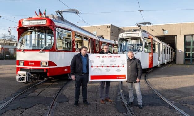Rheinbahn verabschiedet die ältesten Stadtbahnwagen