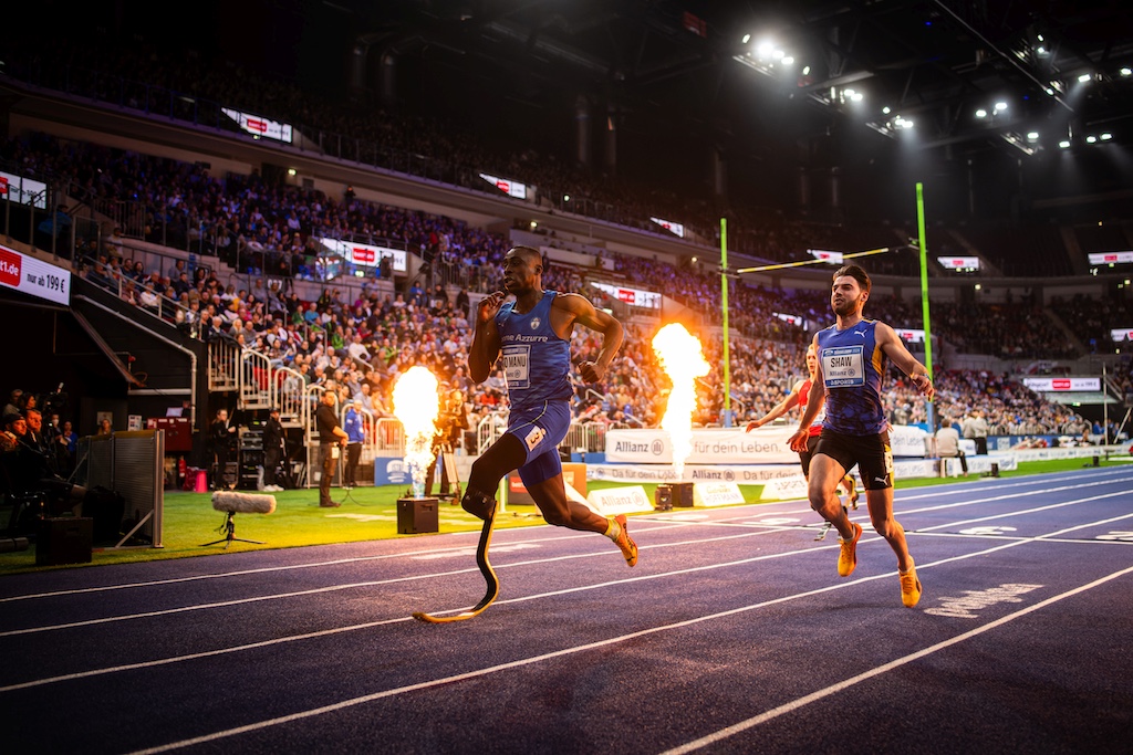 Para-Premiere beim ISTAF INDOOR 2024 in Düsseldorf.© Lukas Schulze