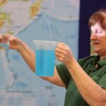 “Wieviel Süßwasser gibt es auf der Erde?” Diese und weitere Fragen wurden im “Maritimen Klassenzimmer” besprochen,©Aquazoo Löbbecke Museum