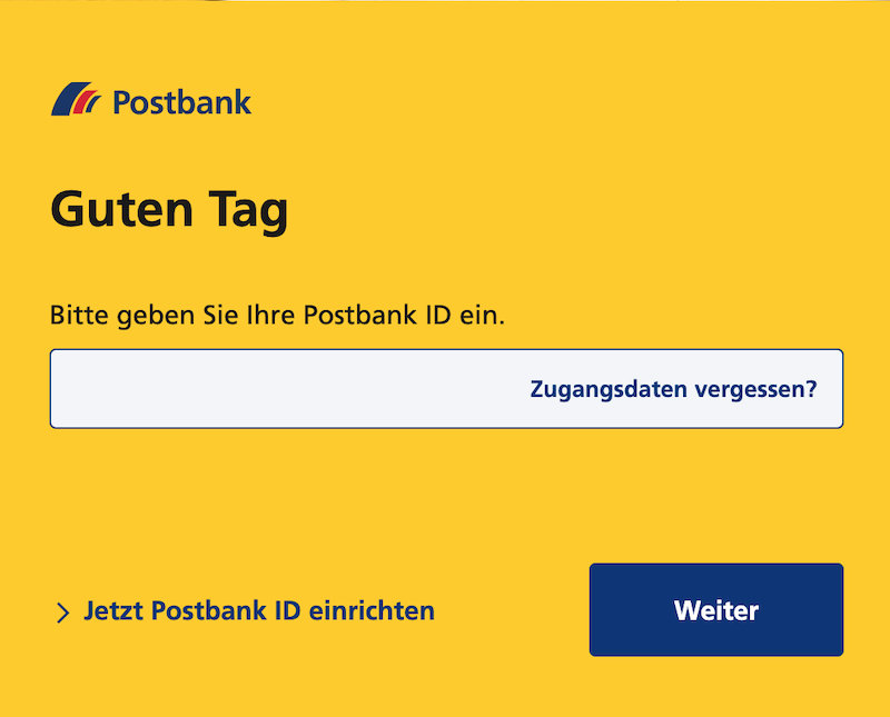 Symbolbild Anmeldung Online Banking