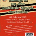 Jubiläumsveranstaltung der KG Düsseldorfer Originale: “Eine Hommage an 200 Jahre Düsseldorfer Karneval”