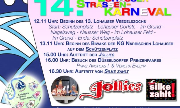 KG Närrische Lohauser feiern Straßenkarneval