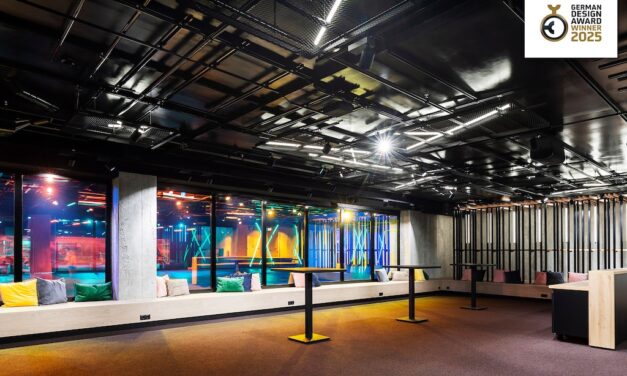 Die CAVES und THE TUNNEL in der MERKUR SPIEL-ARENA mit German Design Award 2025 ausgezeichnet