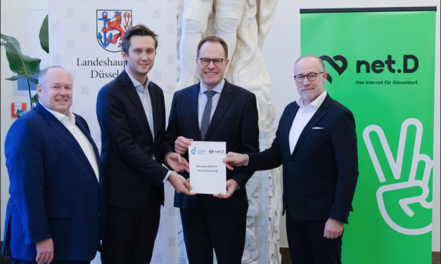 Düsseldorfer Unternehmen arbeiten im Glasfaserausbau zusammen