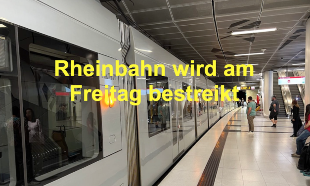 Rheinbahn wird am Freitag bestreikt – begrenztes Angebot auf einigen Buslinien