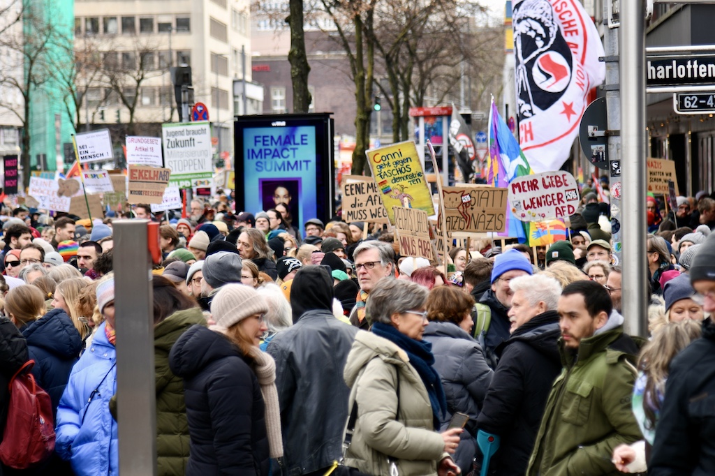 Demo in Düsseldorf © Lokalbüro