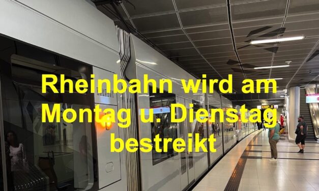 Rheinbahn wird am Montag und Dienstag bestreikt – begrenztes Angebot auf einigen Buslinien