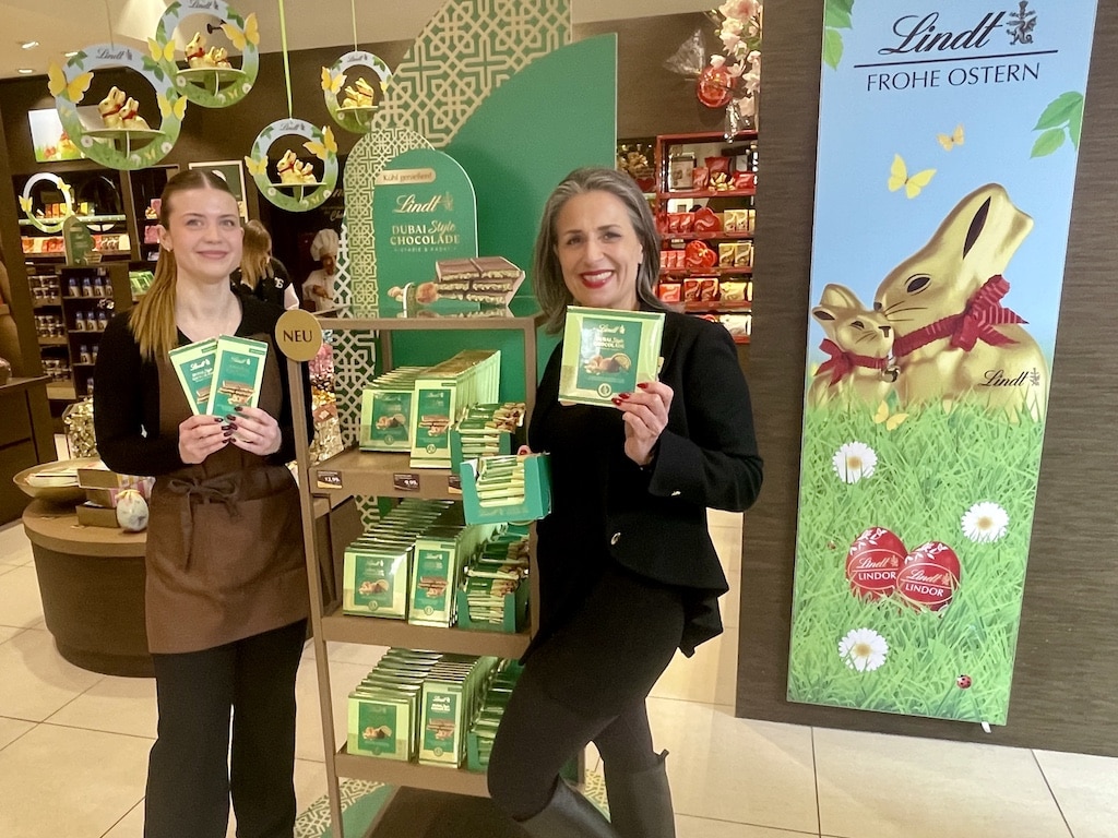 Vorstellung der neuen Dubai Produkte im Lindt Shop in Düsseldorf © Lokalbüro