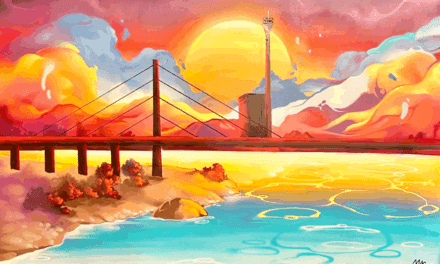 Straßenkunst für den guten Zweck: Düsseldorfer Skyline wird zum Hoffnungsträger