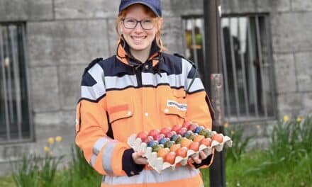 Bunte Eier für Vorbilder im Straßenverkehr