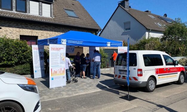 Starkregeninformation des Stadtentwässerungsbetriebs vor&nbsp;Ort