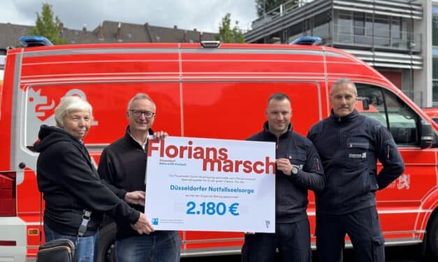 1. Floriansmarsch in der Landeshauptstadt: Rettungskräfte legen 55,5 Kilometer zurück