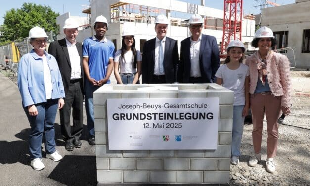 Baustart an der Joseph-Beuys-Gesamtschule