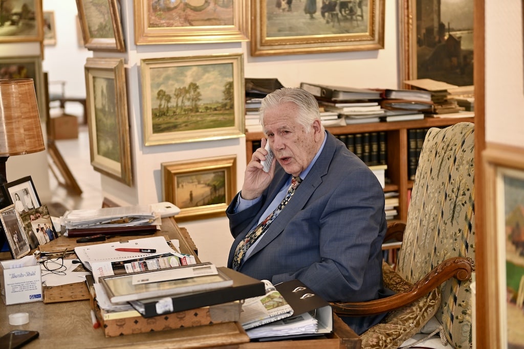 Willy Körs an seinem geliebten Arbeitsplatz © Lokalbüro