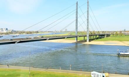 Fortsetzung der Wartungsarbeiten an der Rheinkniebrücke