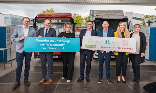 Leistungsstärkste Wasserstofftankstelle Europas eröffnet in Düsseldorf