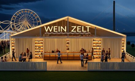 Premiere auf der Rheinkirmes Das „Weinzelt“ bringt Carlsplatz-Flair ans Rheinufer