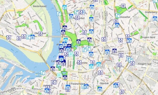 Abkühlung gefällig? Düsseldorfs “Karte der kühlen Orte”&nbsp;hilft