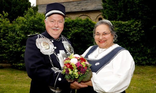 Das Königspaar grüßt Kalkum