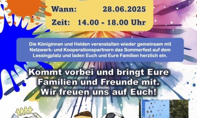 Neues Sommerfest am Lessingplatz: Spiel, Spaß und Gemeinschaft in Oberbilk