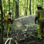 Feuerwehr Düsseldorf rückt zu Waldbrand-Einsatz in die Niederlande aus