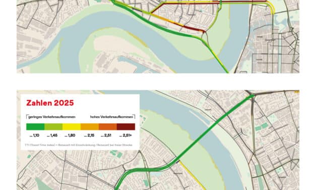 Rheinkirmes: Verkehrskonzept wirkt