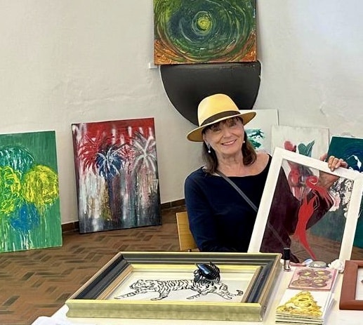 Federica ist nicht nur die geborene Gastgeberin, sondern vor allem Künstlerin und Weltreisende © Federica