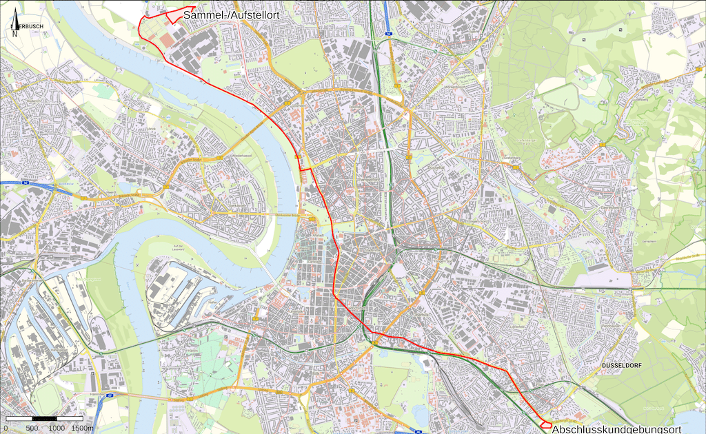 Übersicht Streckenverlauf