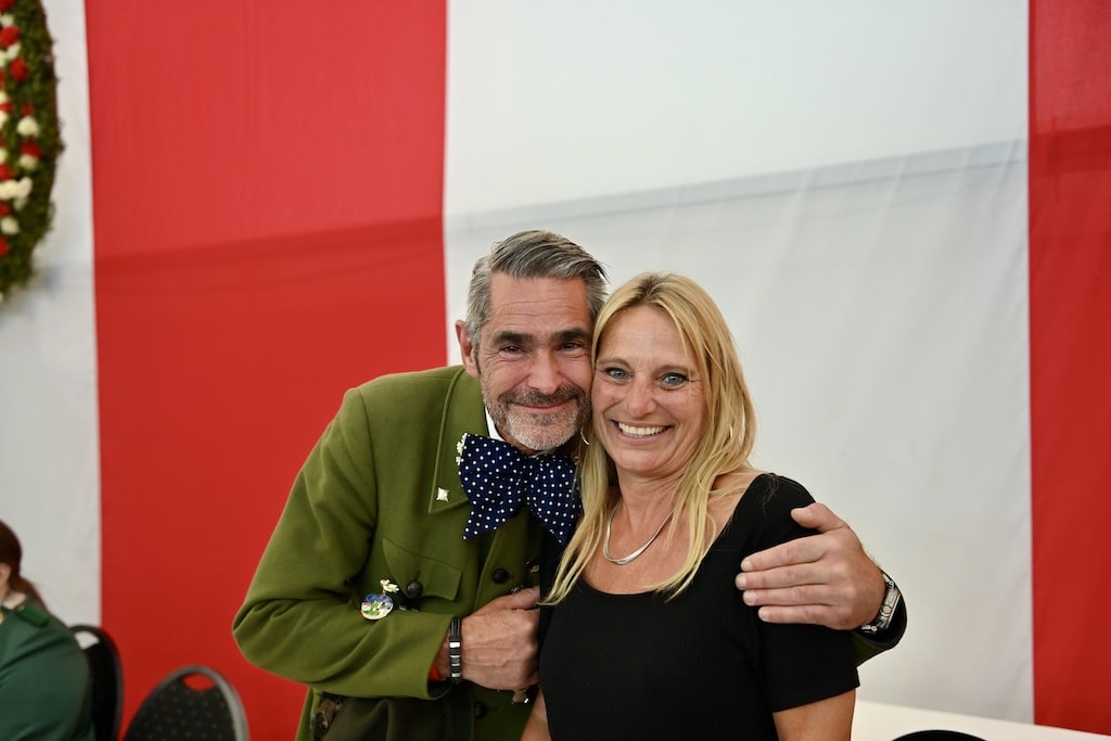 Das neue Regimentskönigspaar Jens Linka und Heike Kuba © Lokalbüro