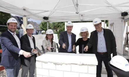 Kita Offenbacher Weg: Grundsteinlegung für neuen Erweiterungsbau