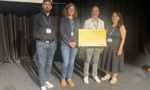 “Zukunftsgestalterpreis in Bibliotheken 2025”: “ZUHÖR.Raum” der Zentralbibliothek im KAP1 ausgezeichnet