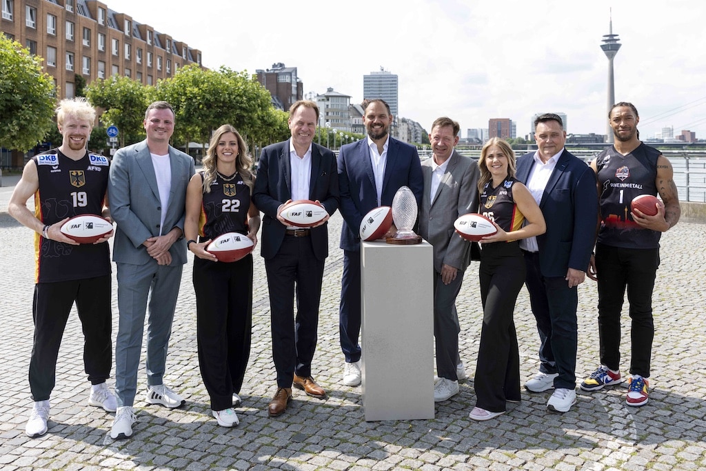 Media Day – IFAF World Championships 2026 Düsseldorf am 24.07.2025, Duesseldorf © D.SPORTS/Kenny Beele