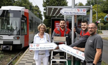 Rheinbahn macht Kinderrechte sichtbar – Kooperation mit dem Kinderschutzbund wird ausgebaut