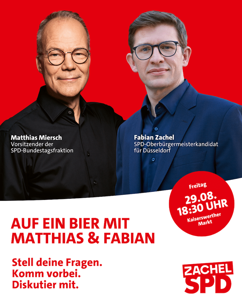 Auf ein Bier mit Matthias Miersch und Fabian Zachel und vielen anderen im Schumacher auf dem Klemensplatz in Kaiserswerth Auf ein Bier mit Matthias Miersch und Fabian Zachel und vielen anderen im Schumacher auf dem Klemensplatz in Kaiserswerth