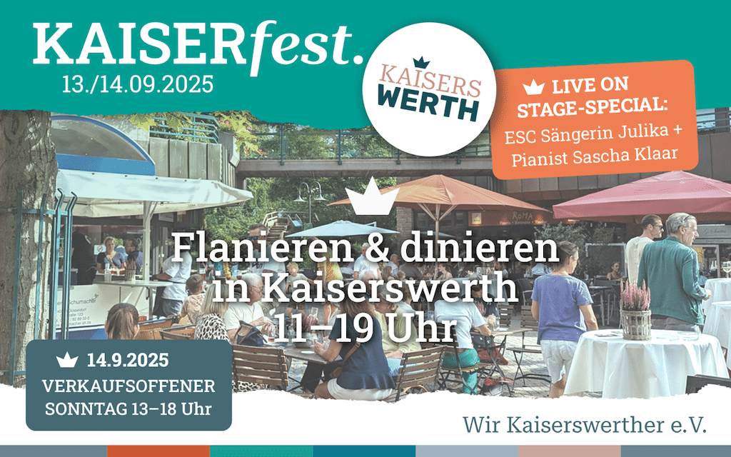 Flyer: Werbegemeinschaft Kaiserswerth