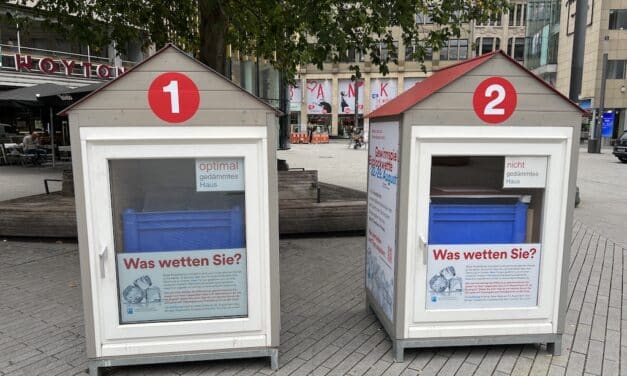 Energiespartag mit Auflösung der “Eisblockwette”