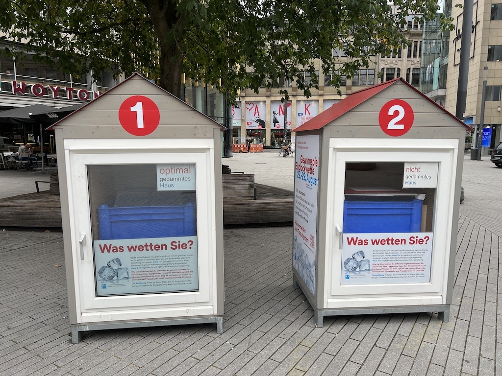 Höhepunkt ist die Auflösung der Eisblockwette © Lokalbüro