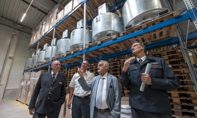 Für den Notstand gewappnet: Minister Reul hat neues Katastrophenschutzlager eingeweiht