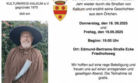 Der Nachtwächter zieht durch Kalkum