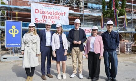 Richtfest am Luisen-Gymnasium