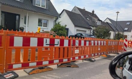Baustelle nervt Anwohner in Zeppenheim