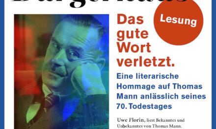 Uwe Florin liest aus Werken von Thomas Mann