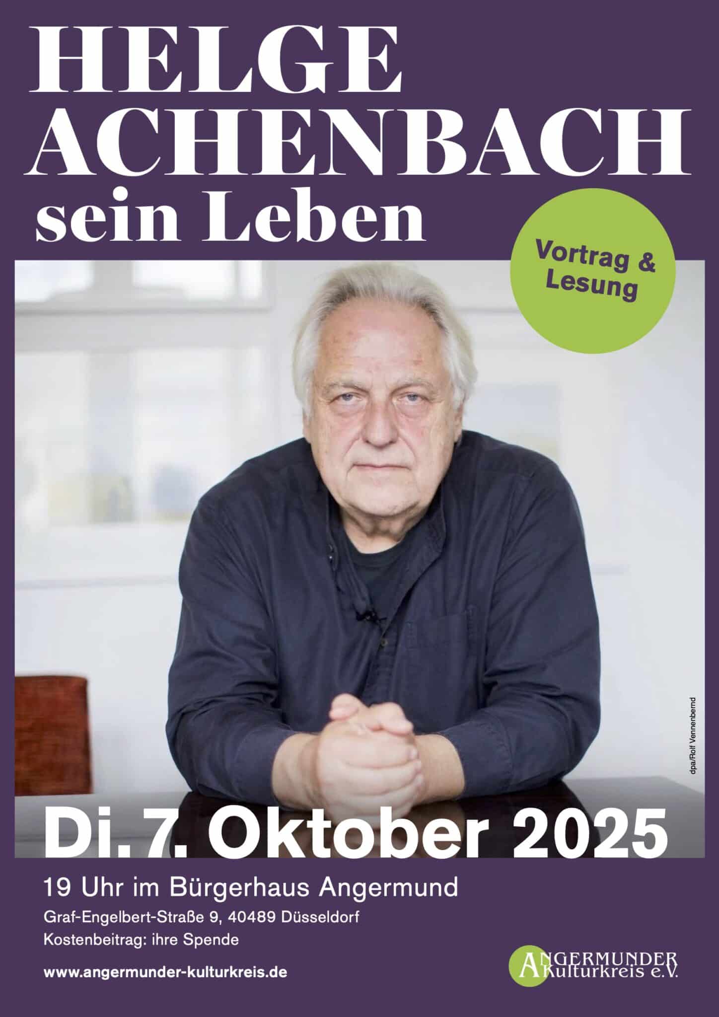 Lesung Helge Achenbach Lesung Helge Achenbach