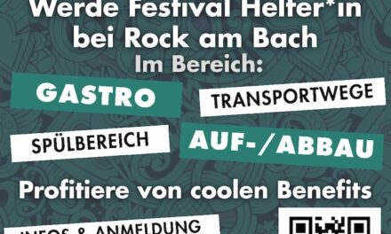 Helfer gesucht: Rock am Bach 2025 in Düsseldorf-Wersten