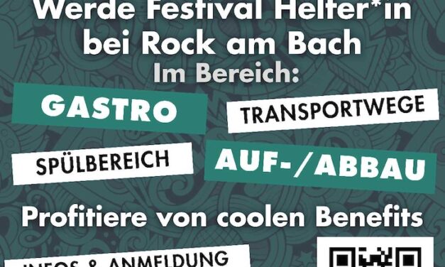 Helfer gesucht: Rock am Bach 2025 in Düsseldorf-Wersten